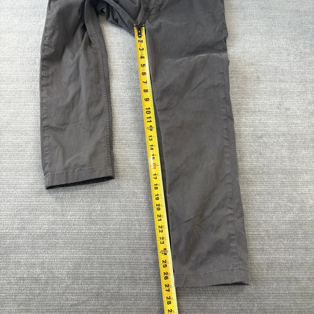 Billy Reid Slim Cut Pants Mens 28x27 Gray Organic Cotton Classic Casual Office